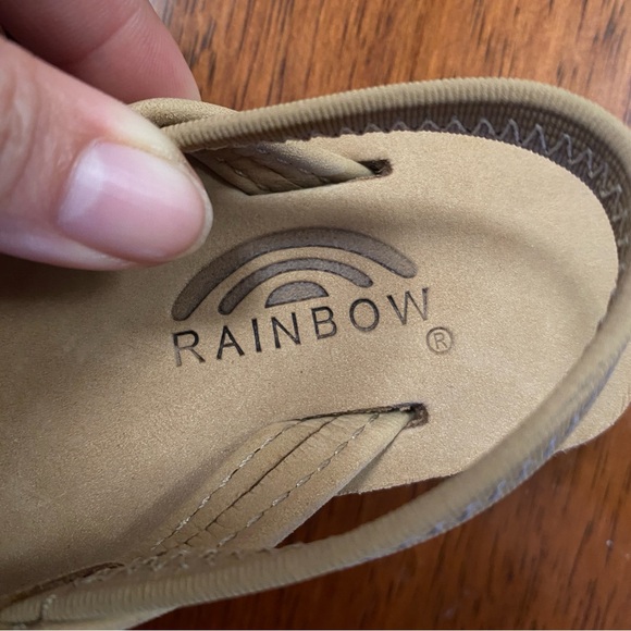 Rainbow Sandals Kid's Premier Leather Flip Flop Backstrap - Sierra Brown, 3/4 - Picture 4 of 7